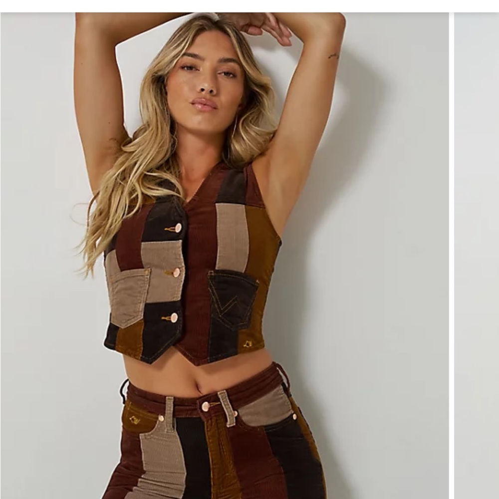 NWT Wrangler x Lainey Wilson Patchwork Vest - size M